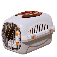 Rubeku Pet Carrier Portable Crate Grey, XDB-467, cat Bags / Carriers, Rubeku, cat Accessories, catsmart, Accessories, Bags / Carriers
